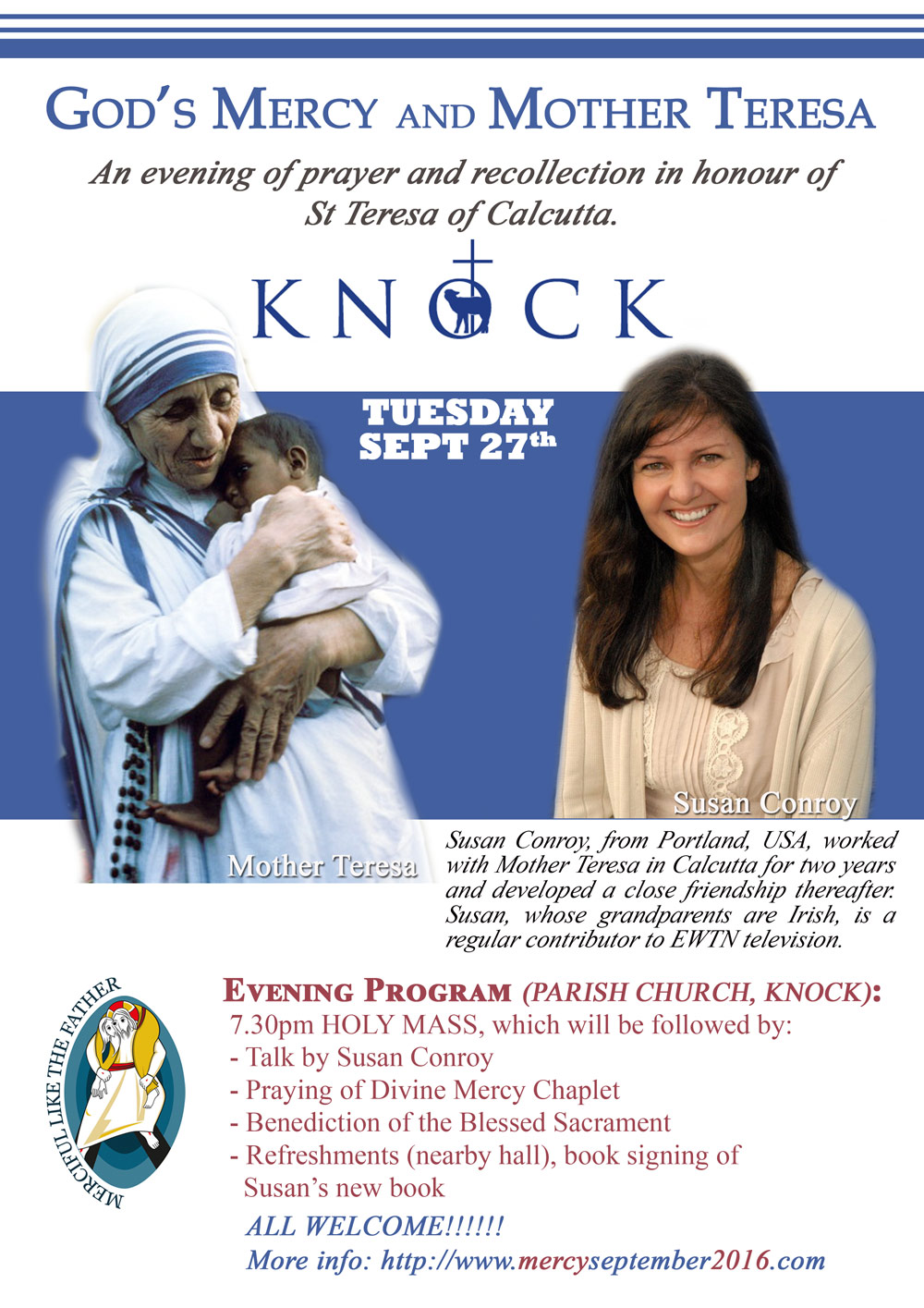 Mother Teresa Evening of Prayer Poster