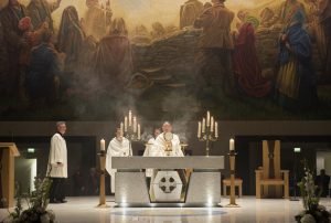 Mass at Knock Basilica during the National Novena to Our Lady of Knock