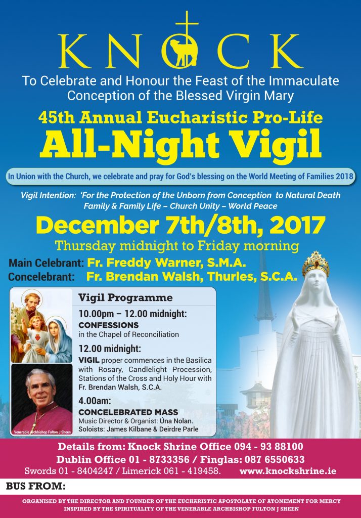 all night vigil at knock shrine 2017