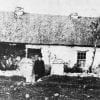 Archdeacon Cavanagh at the door of his cottage 1879