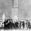 Pilgrims at the Apparition gable in 1931