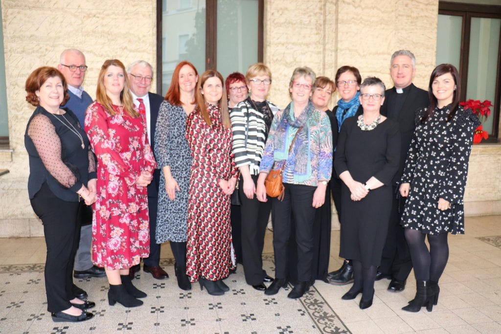 Members of the Knock Shrine team at the Irish College.