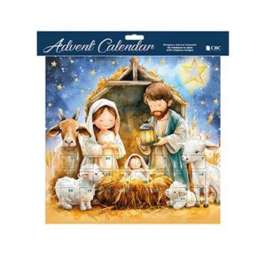 Advent Calendar: Children's Nativity Scene (with glitter)