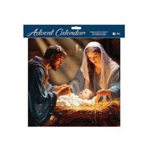 Religious Advent Calendar With Holy Family